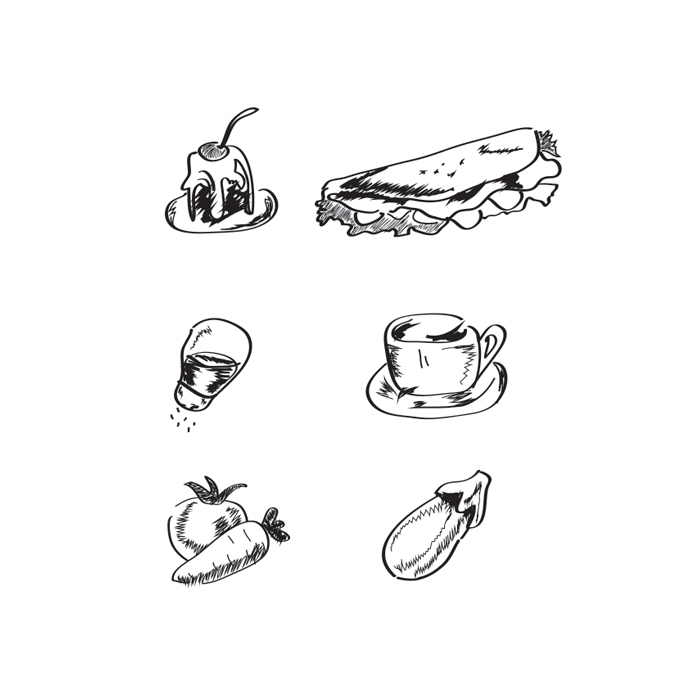 illustration vegetables