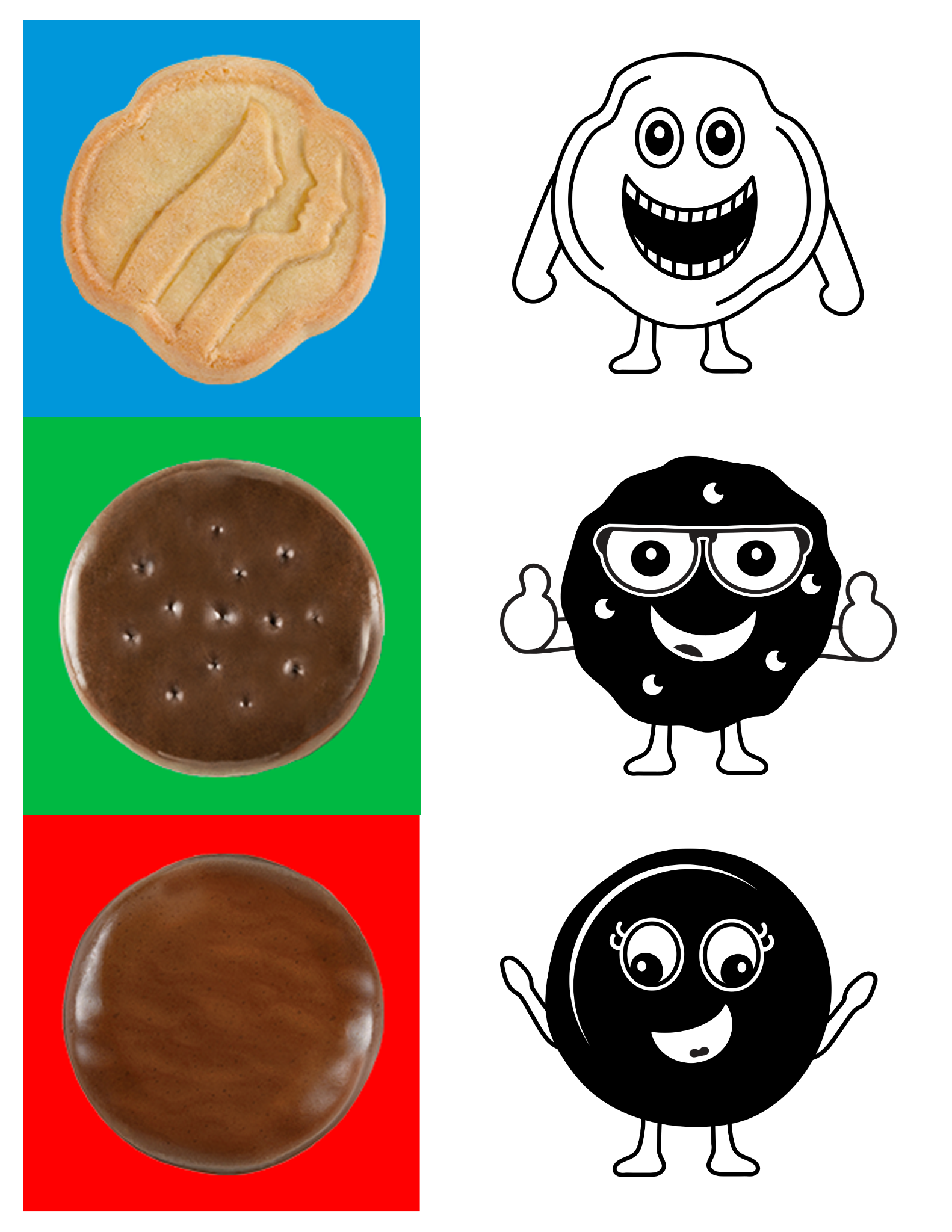 Second set of cookies character concepts